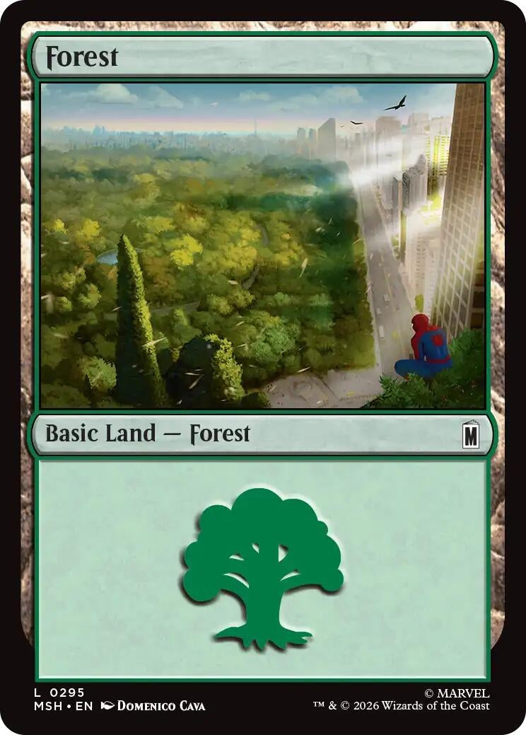 Image for Forest (0295) (295) (Marvel Super Heroes) (MSH) - Magic: The Gathering