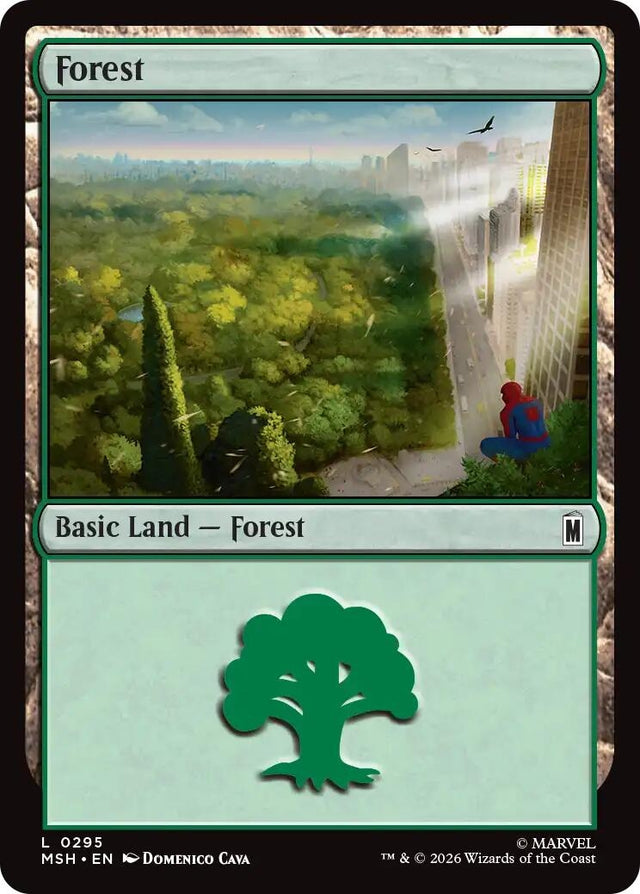 Image for Forest (0295) (295) (Marvel Super Heroes) (MSH) - Magic: The Gathering