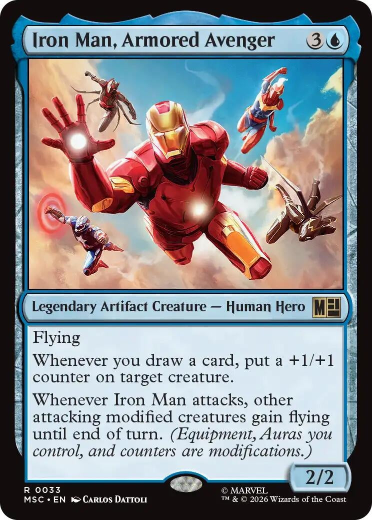 Image for Iron Man, Armored Avenger (33) (Commander: Marvel Super Heroes) (MSC) - Magic: The Gathering