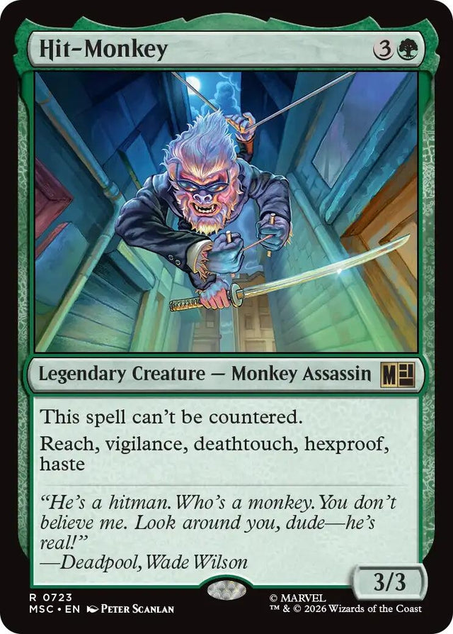Image for Hit-Monkey (723) (Foil) (Commander: Marvel Super Heroes) (MSC) - Magic: The Gathering