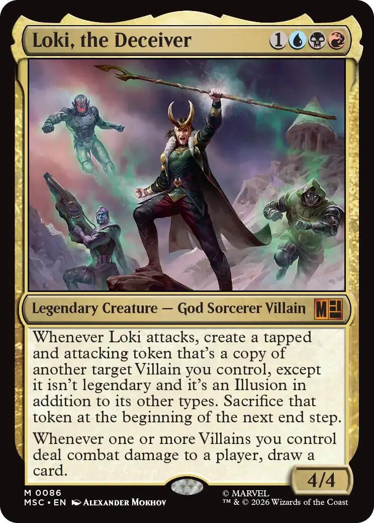 Image for Loki, the Deceiver (86) (Commander: Marvel Super Heroes) (MSC) - Magic: The Gathering