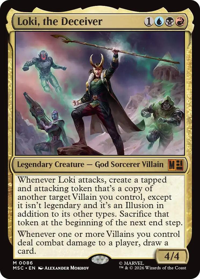 Image for Loki, the Deceiver (86) (Commander: Marvel Super Heroes) (MSC) - Magic: The Gathering