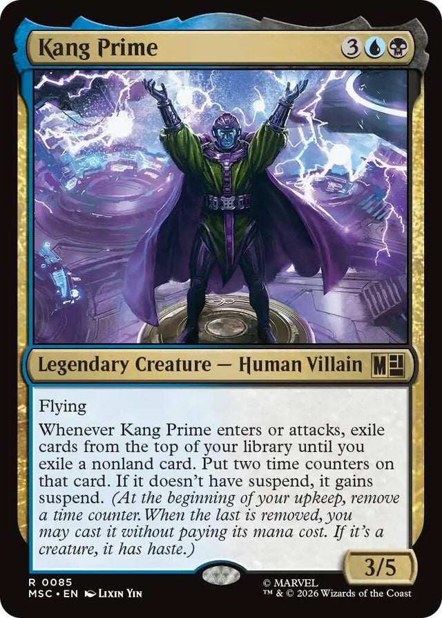 Image for Kang Prime (Surge Foil) (85) (Foil) (Commander: Marvel Super Heroes) (MSC) - Magic: The Gathering