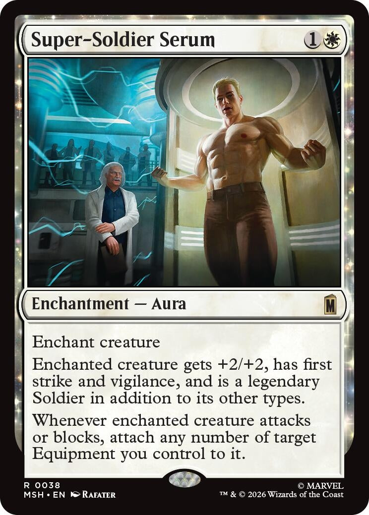 Image for Super-Soldier Serum (38) (Foil) (Marvel Super Heroes) (MSH) - Magic: The Gathering