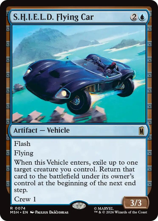 Image for S.H.I.E.L.D. Flying Car (74) (Marvel Super Heroes) (MSH) - Magic: The Gathering