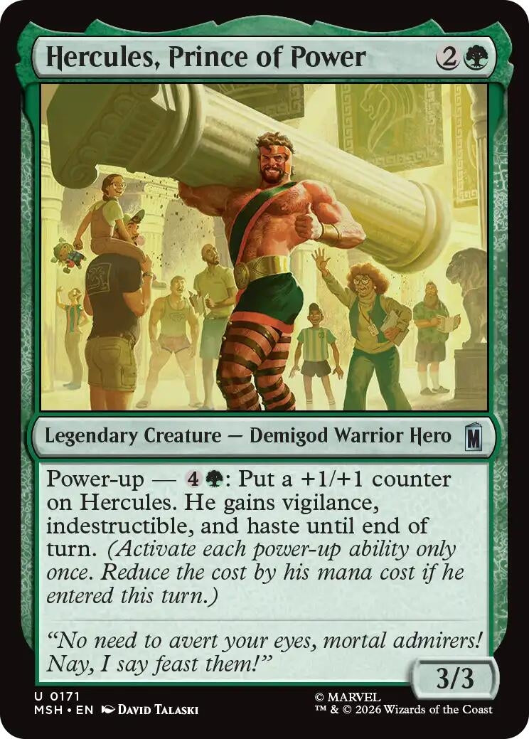Image for Hercules, Prince of Power (171) (Marvel Super Heroes) (MSH) - Magic: The Gathering