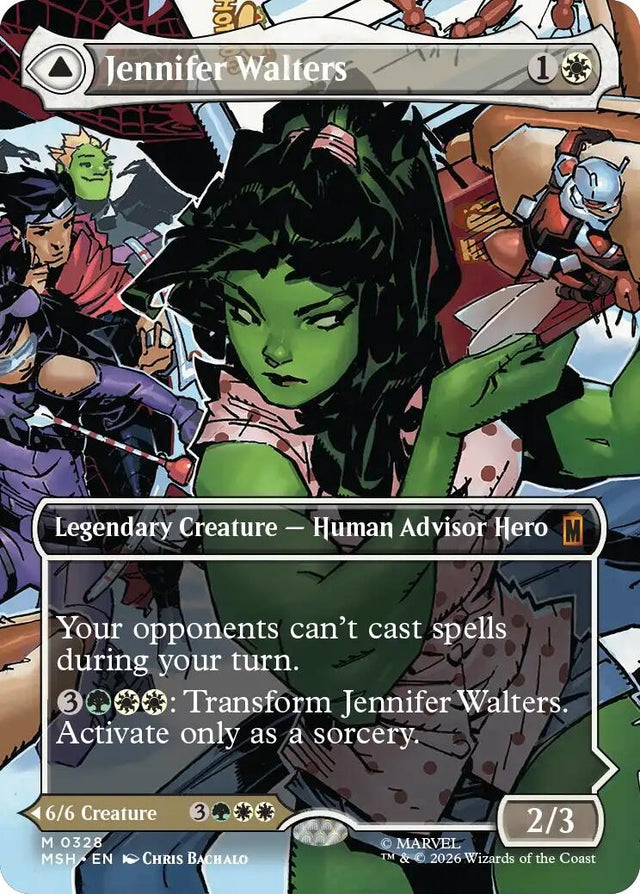 Image for Jennifer Walters (Borderless) (0328) (328) (Foil) (Marvel Super Heroes) (MSH) - Magic: The Gathering