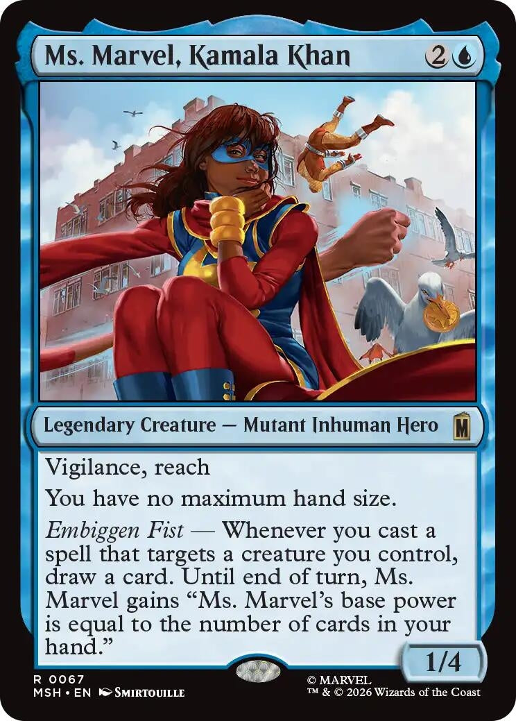 Image for Ms. Marvel, Kamala Khan (67) (Marvel Super Heroes) (MSH) - Magic: The Gathering
