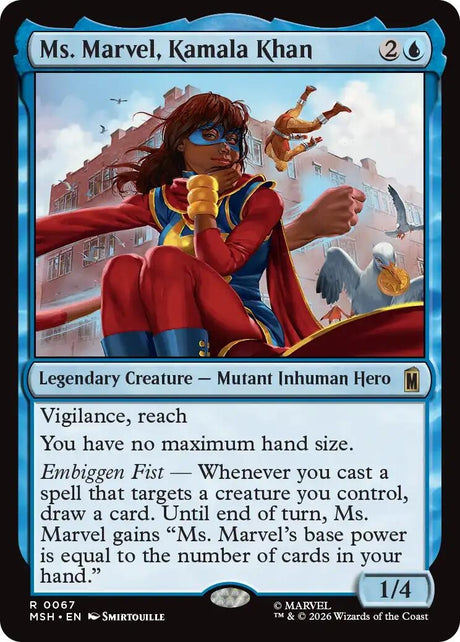 Image for Ms. Marvel, Kamala Khan (67) (Marvel Super Heroes) (MSH) - Magic: The Gathering