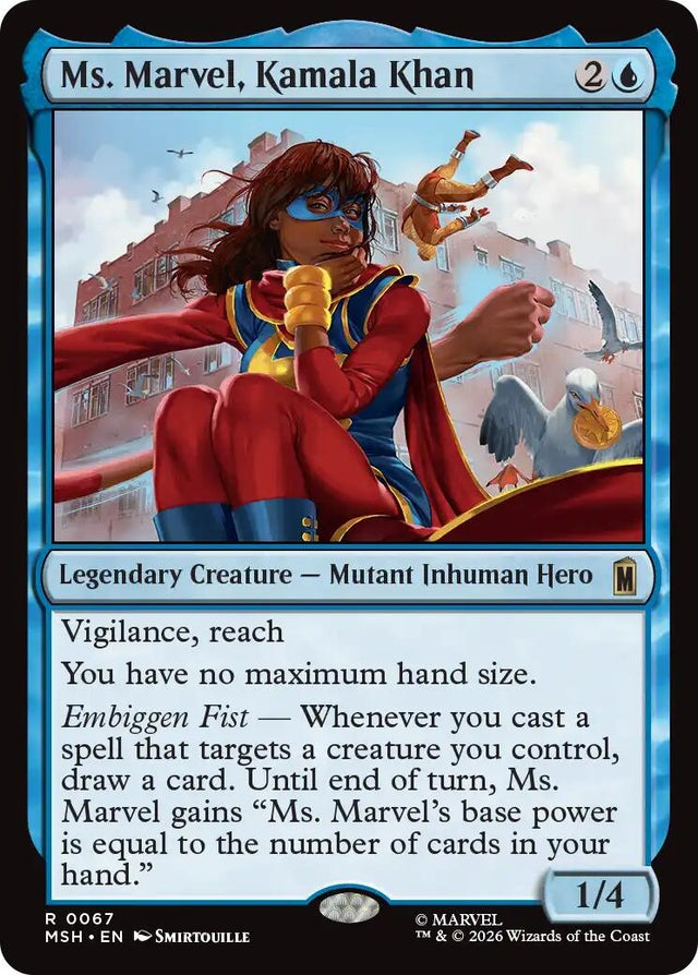 Image for Ms. Marvel, Kamala Khan (67) (Marvel Super Heroes) (MSH) - Magic: The Gathering