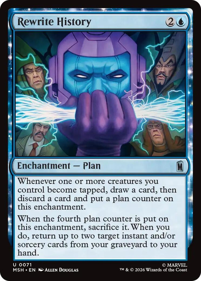 Image for Rewrite History (71) (Foil) (Marvel Super Heroes) (MSH) - Magic: The Gathering