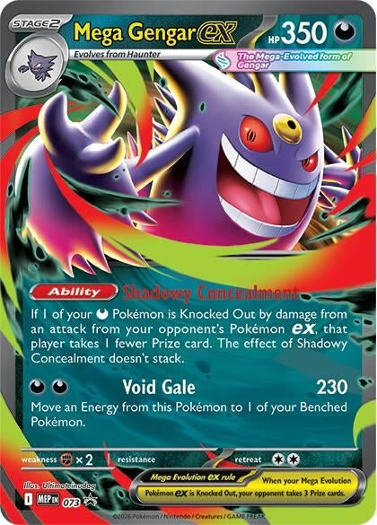 Image for Mega Gengar ex - 073 (073) (Holofoil) (ME: Mega Evolution Promo) - Pokemon