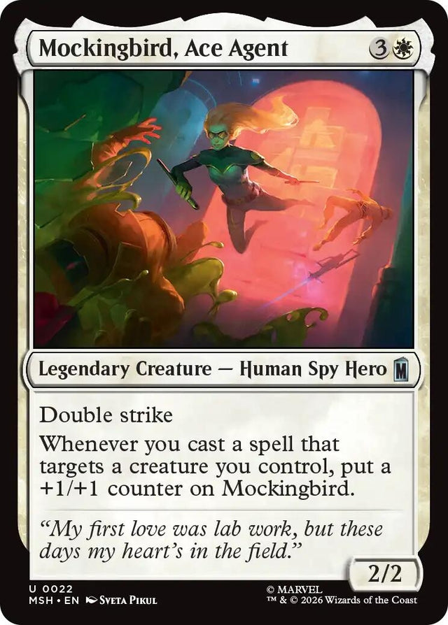 Image for Mockingbird, Ace Agent (22) (Marvel Super Heroes) (MSH) - Magic: The Gathering