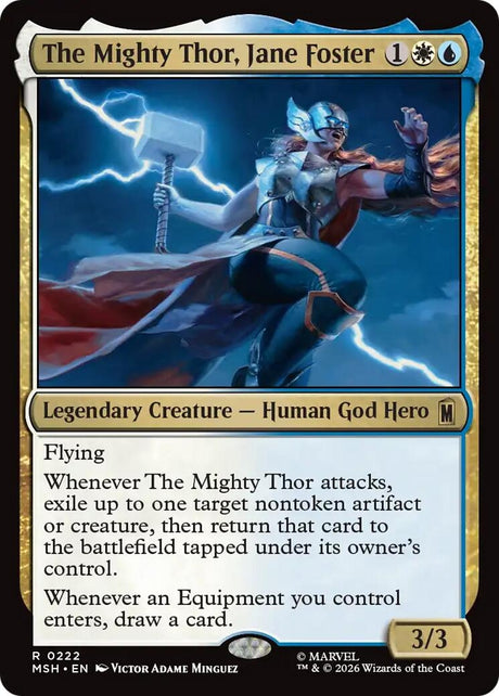 Image for The Mighty Thor, Jane Foster (222) (Marvel Super Heroes) (MSH) - Magic: The Gathering