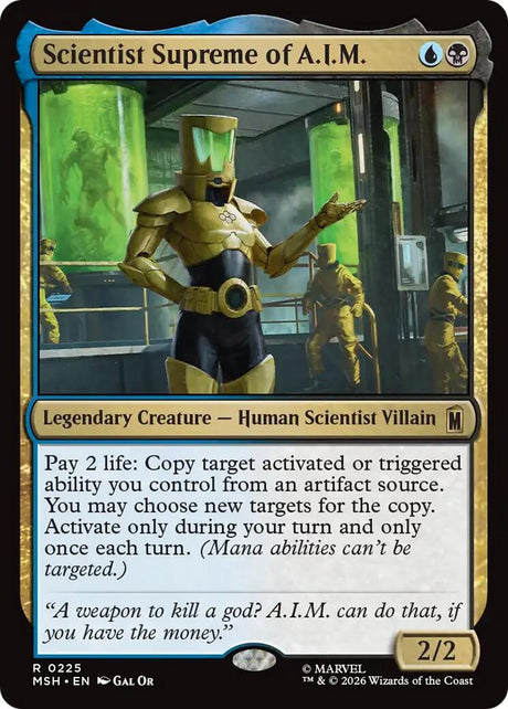 Image for Scientist Supreme of A.I.M. (225) (Marvel Super Heroes) (MSH) - Magic: The Gathering