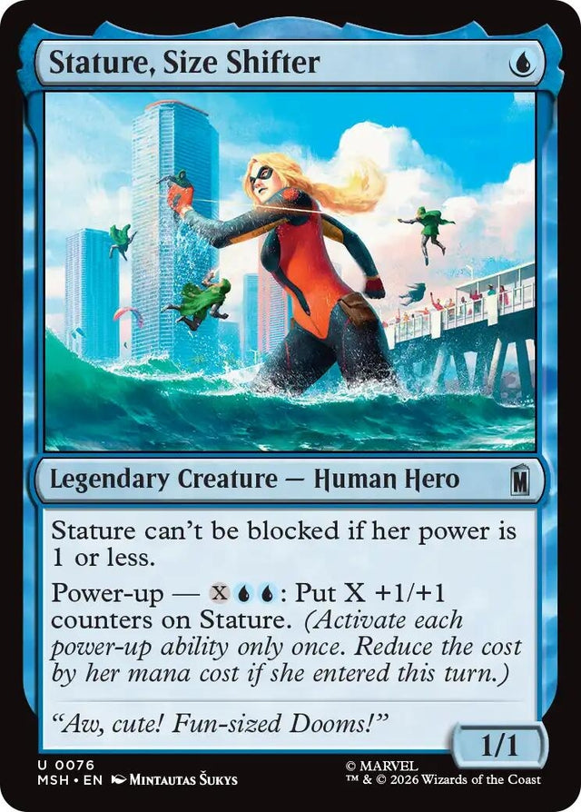 Image for Stature, Size Shifter (76) (Marvel Super Heroes) (MSH) - Magic: The Gathering