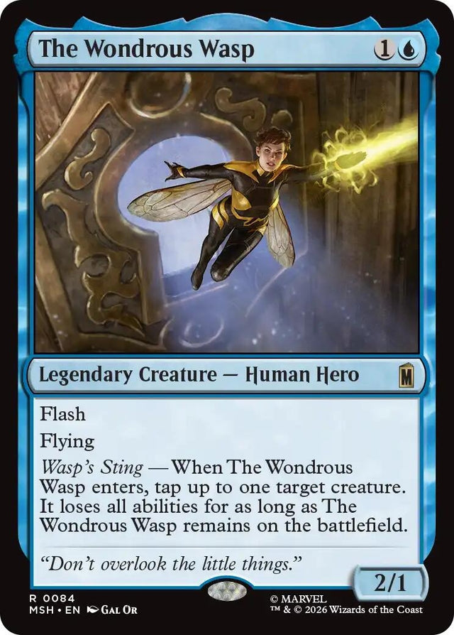 Image for The Wondrous Wasp (84) (Marvel Super Heroes) (MSH) - Magic: The Gathering