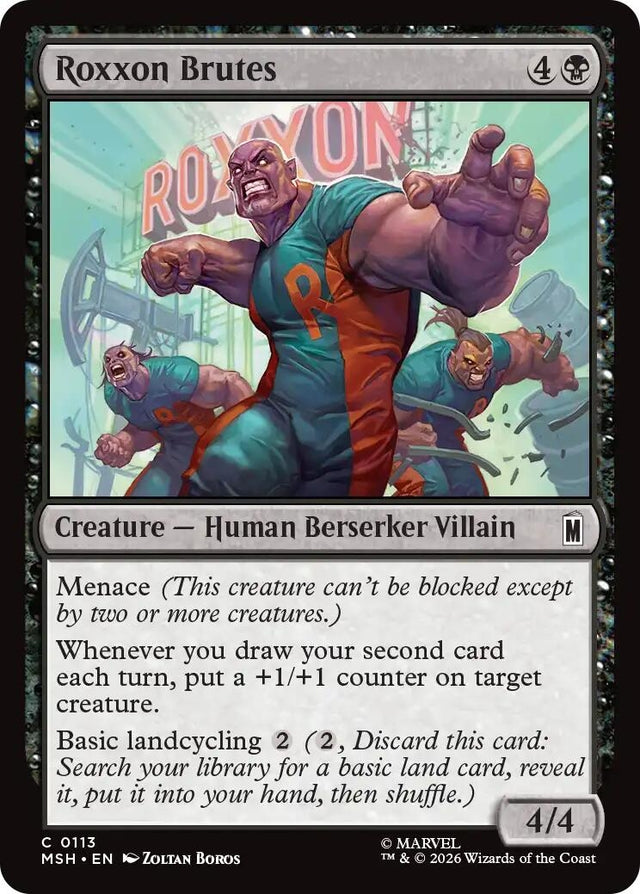 Image for Roxxon Brutes (113) (Foil) (Marvel Super Heroes) (MSH) - Magic: The Gathering