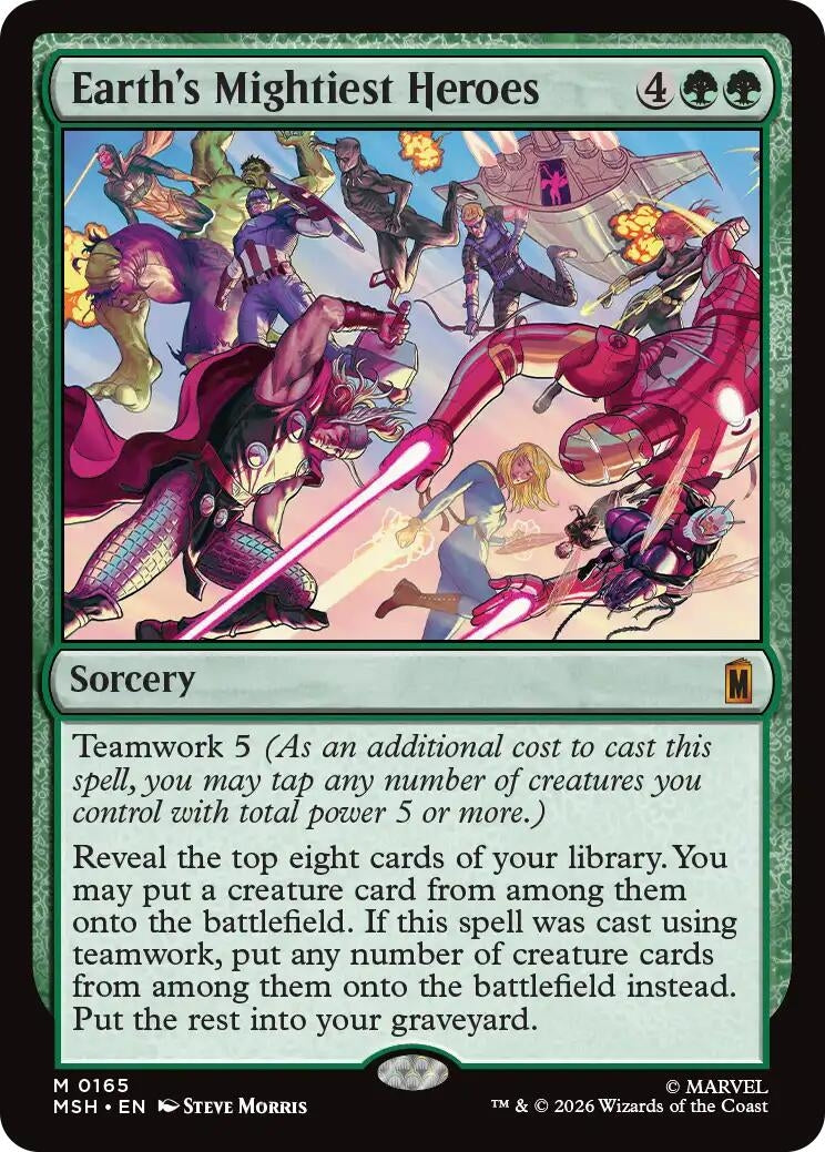 Image for Earth's Mightiest Heroes (165) (Marvel Super Heroes) (MSH) - Magic: The Gathering