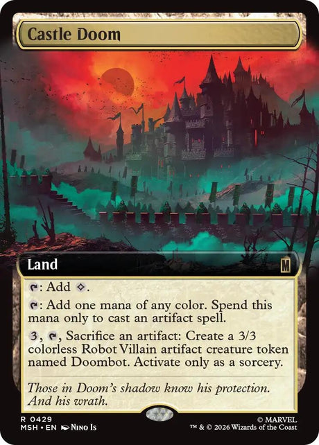 Image for Castle Doom (Extended Art) (429) (Foil) (Marvel Super Heroes) (MSH) - Magic: The Gathering