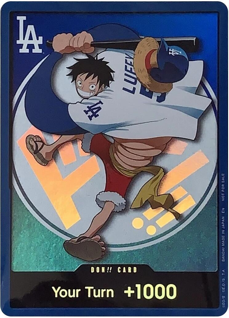 Image for DON!! Card (LA Dodgers 2026 Promo) (Foil) (One Piece Promotion Cards) (OP-PR) - One Piece Card Game