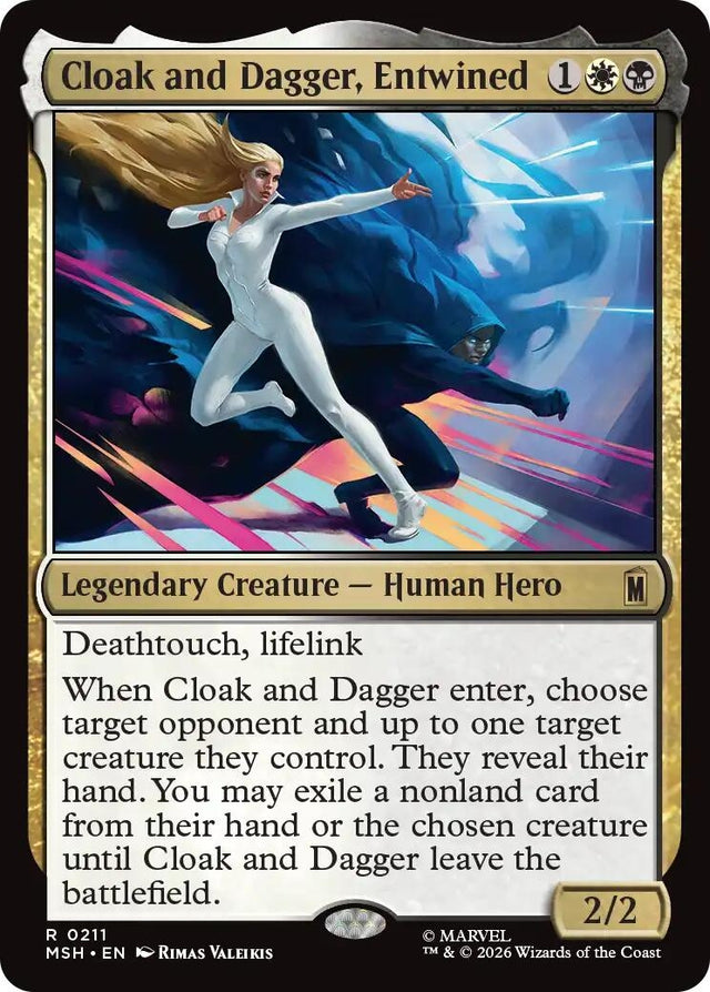 Image for Cloak and Dagger, Entwined (211) (Marvel Super Heroes) (MSH) - Magic: The Gathering