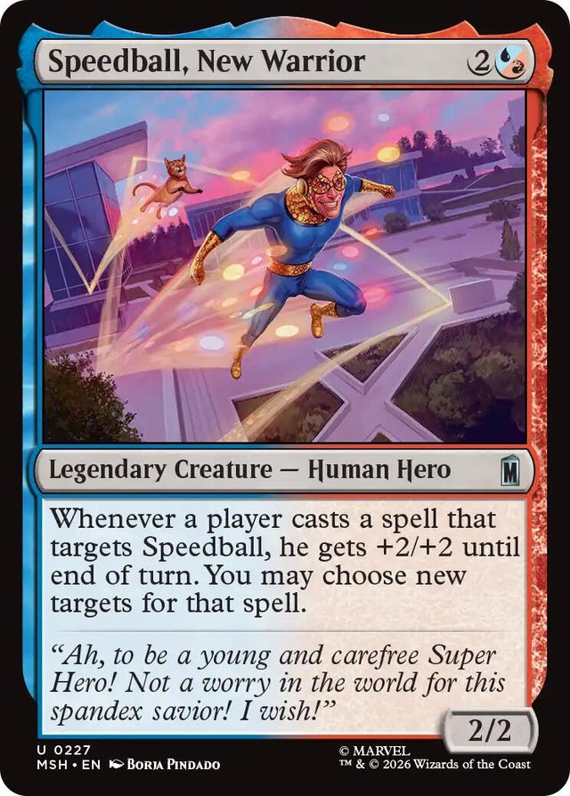 Image for Speedball, New Warrior (227) (Marvel Super Heroes) (MSH) - Magic: The Gathering