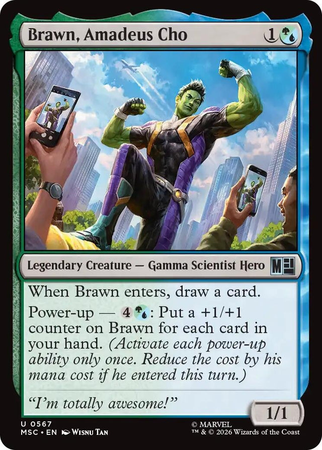 Image for Brawn, Amadeus Cho (567) (Commander: Marvel Super Heroes) (MSC) - Magic: The Gathering