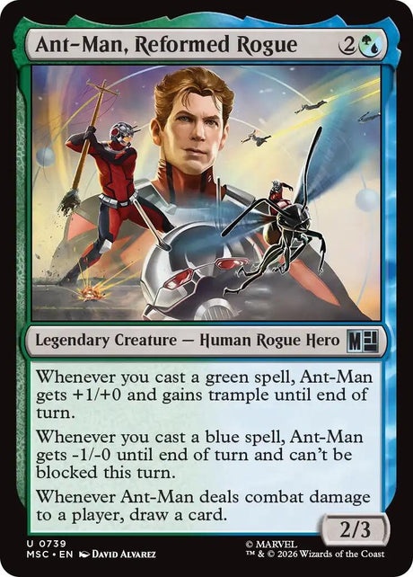 Image for Ant-Man, Reformed Rogue (739) (Foil) (Commander: Marvel Super Heroes) (MSC) - Magic: The Gathering