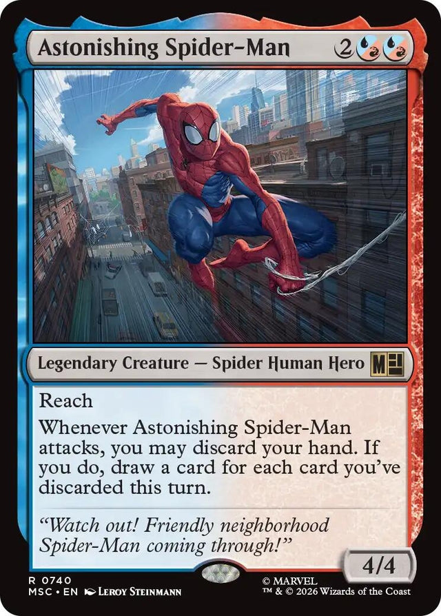 Image for Astonishing Spider-Man (740) (Foil) (Commander: Marvel Super Heroes) (MSC) - Magic: The Gathering