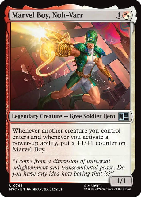 Image for Marvel Boy, Noh-Varr (743) (Foil) (Commander: Marvel Super Heroes) (MSC) - Magic: The Gathering