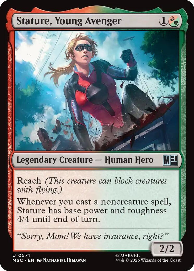 Image for Stature, Young Avenger (571) (Commander: Marvel Super Heroes) (MSC) - Magic: The Gathering