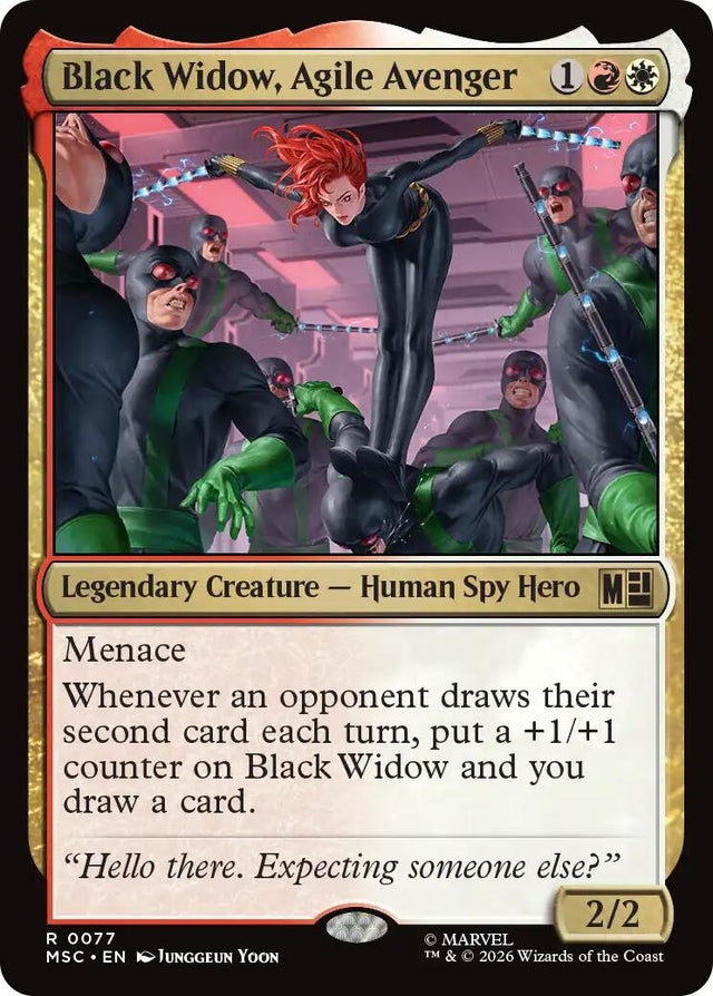 Image for Black Widow, Agile Avenger (77) (Commander: Marvel Super Heroes) (MSC) - Magic: The Gathering