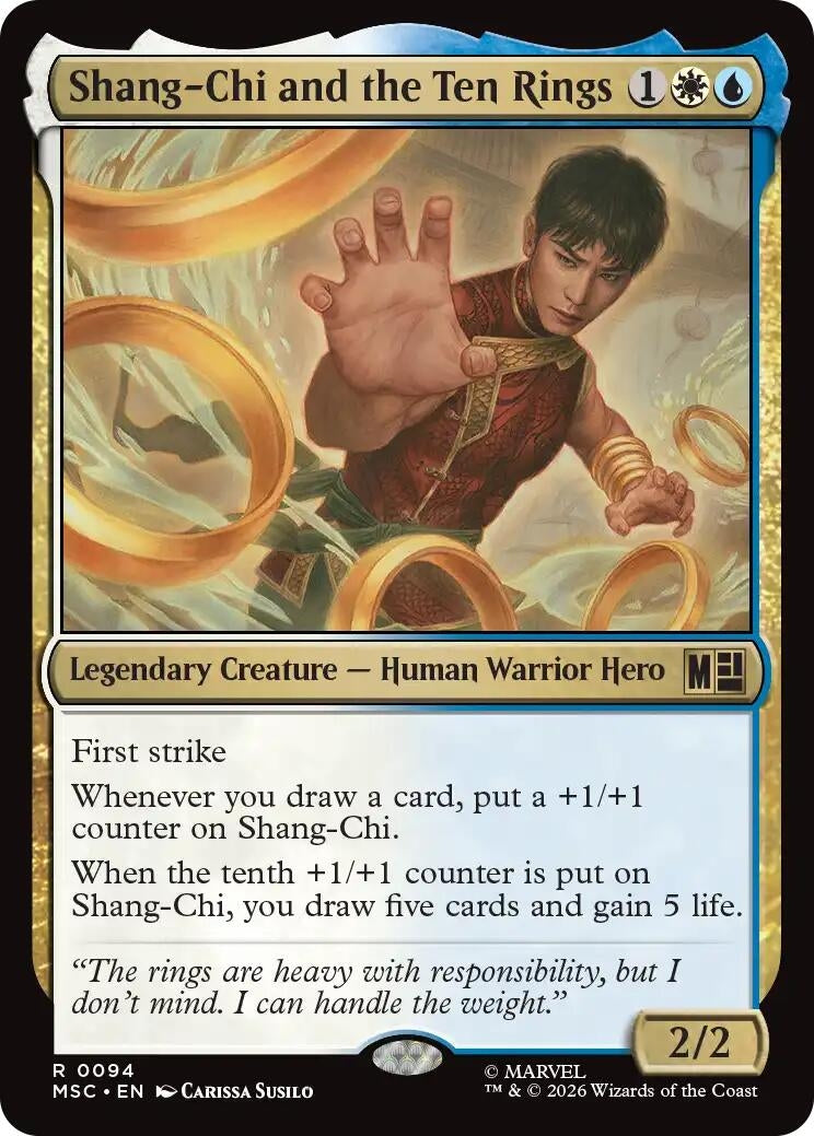 Image for Shang-Chi and the Ten Rings (94) (Commander: Marvel Super Heroes) (MSC) - Magic: The Gathering