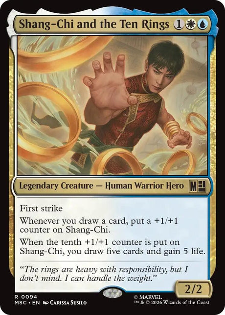Image for Shang-Chi and the Ten Rings (94) (Commander: Marvel Super Heroes) (MSC) - Magic: The Gathering