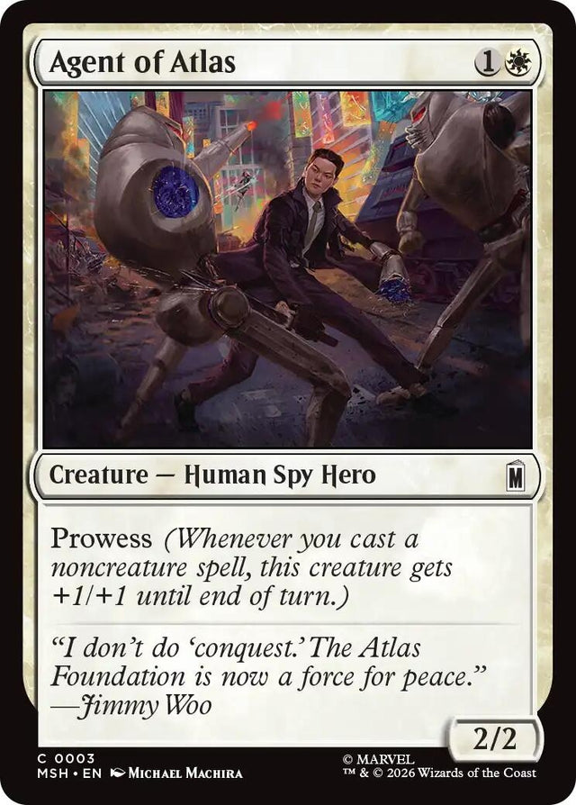 Image for Agent of Atlas (3) (Foil) (Marvel Super Heroes) (MSH) - Magic: The Gathering