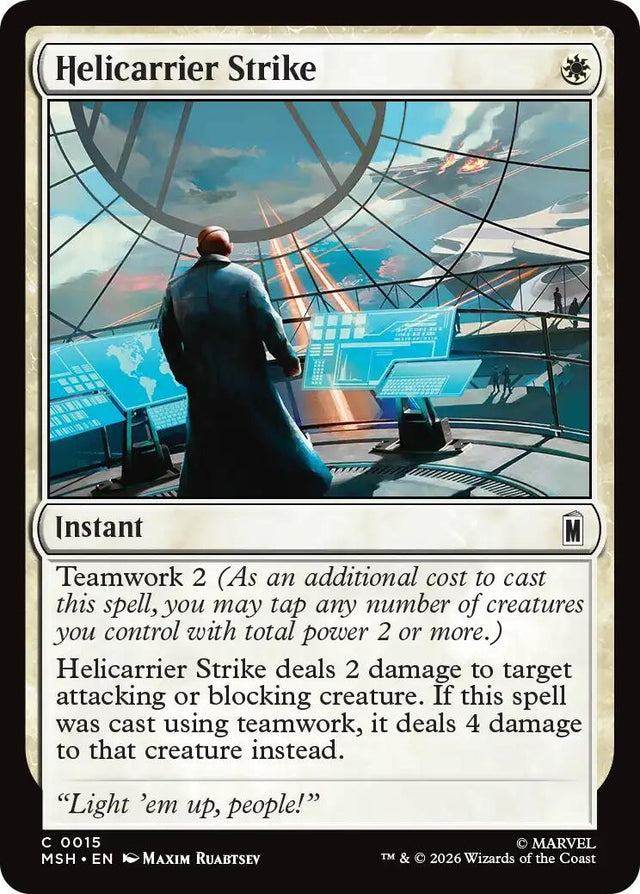 Image for Helicarrier Strike (15) (Marvel Super Heroes) (MSH) - Magic: The Gathering