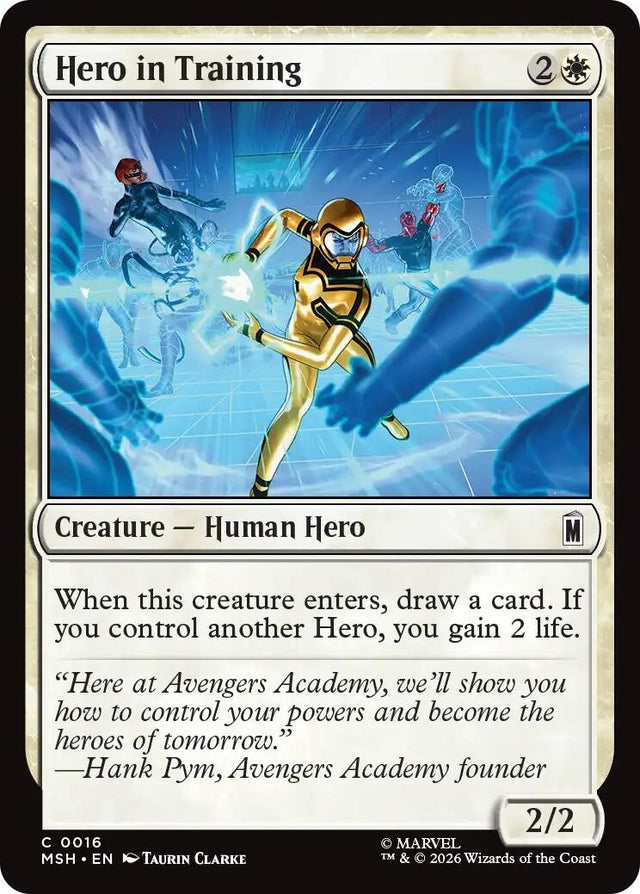 Image for Hero in Training (16) (Marvel Super Heroes) (MSH) - Magic: The Gathering