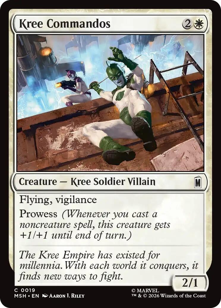 Image for Kree Commandos (19) (Marvel Super Heroes) (MSH) - Magic: The Gathering