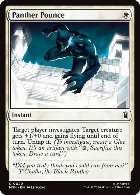 Image for Panther Pounce (29) (Foil) (Marvel Super Heroes) (MSH) - Magic: The Gathering