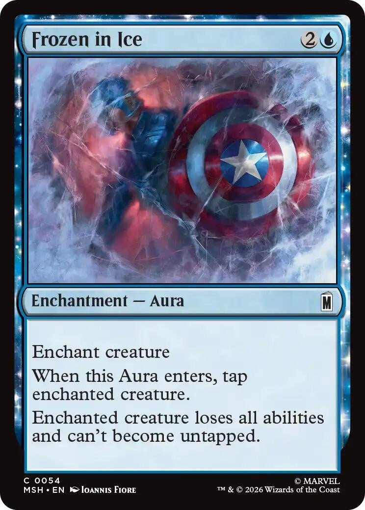 Image for Frozen in Ice (54) (Foil) (Marvel Super Heroes) (MSH) - Magic: The Gathering