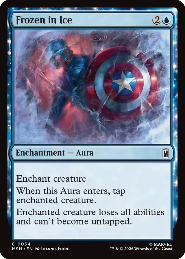 Image for Frozen in Ice (54) (Foil) (Marvel Super Heroes) (MSH) - Magic: The Gathering