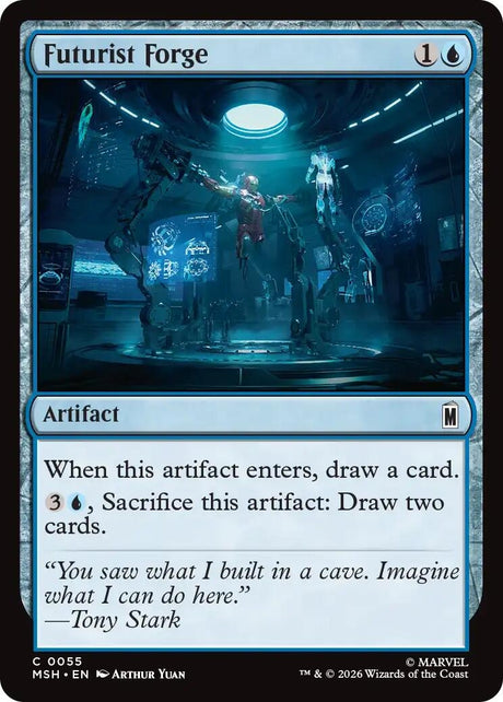 Image for Futurist Forge (55) (Foil) (Marvel Super Heroes) (MSH) - Magic: The Gathering
