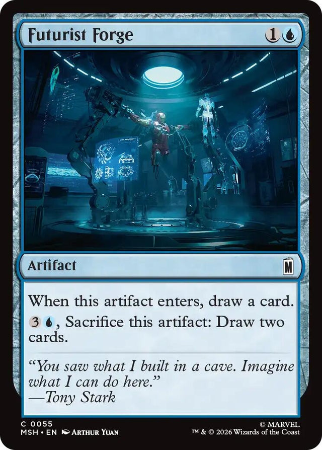 Image for Futurist Forge (55) (Foil) (Marvel Super Heroes) (MSH) - Magic: The Gathering