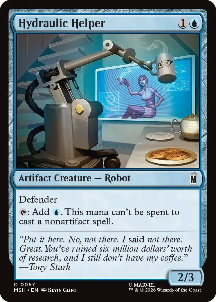 Image for Hydraulic Helper (57) (Marvel Super Heroes) (MSH) - Magic: The Gathering