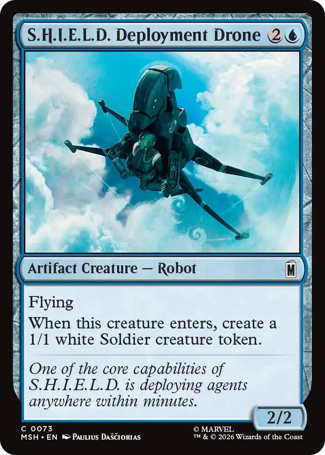 Image for S.H.I.E.L.D. Deployment Drone (73) (Marvel Super Heroes) (MSH) - Magic: The Gathering