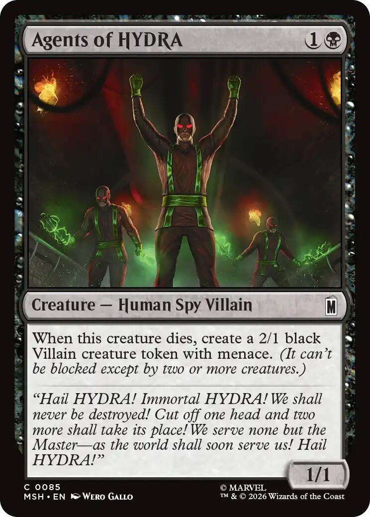 Image for Agents of HYDRA (85) (Foil) (Marvel Super Heroes) (MSH) - Magic: The Gathering