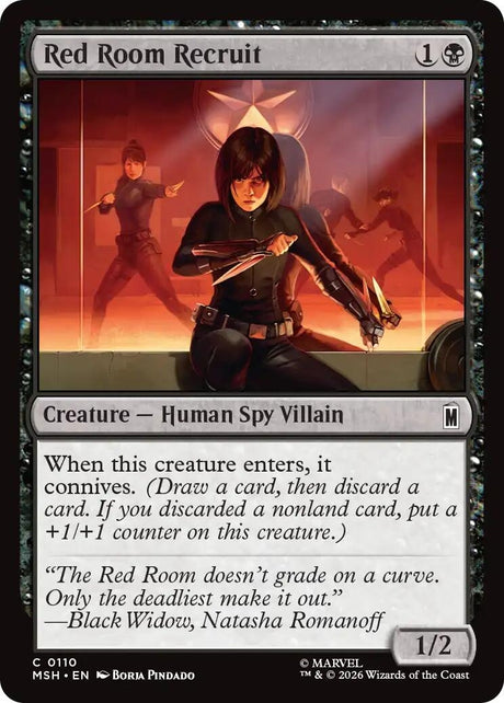 Image for Red Room Recruit (110) (Marvel Super Heroes) (MSH) - Magic: The Gathering