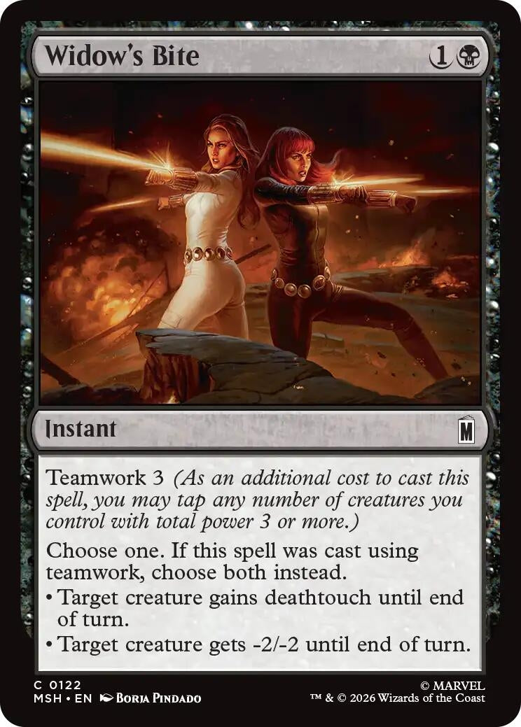 Image for Widow's Bite (122) (Marvel Super Heroes) (MSH) - Magic: The Gathering