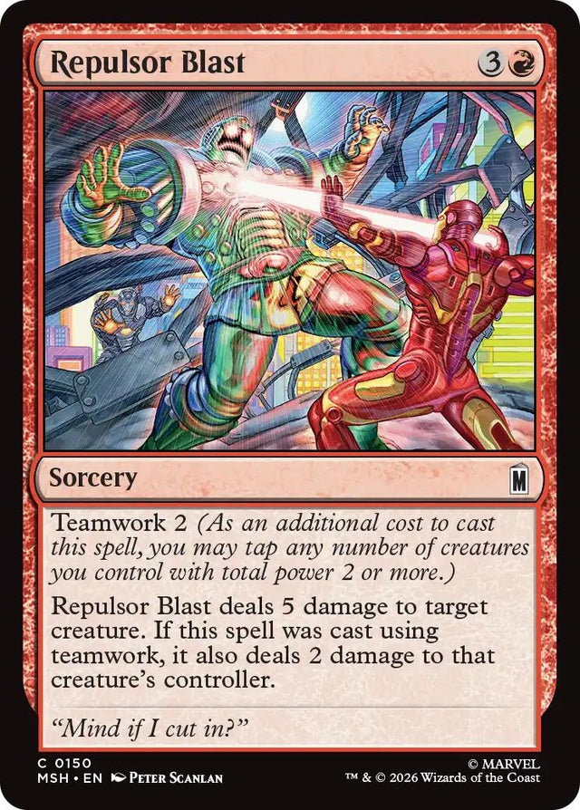Image for Repulsor Blast (150) (Marvel Super Heroes) (MSH) - Magic: The Gathering